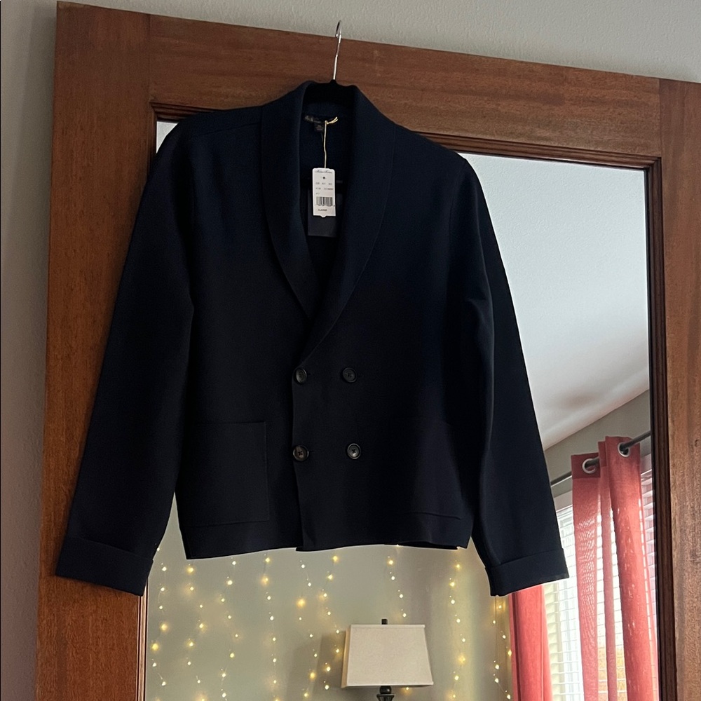 Navy Double-Breasted Blazer NWT